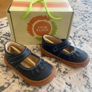 Livie & Luca Navy Blue Ruche, size 5